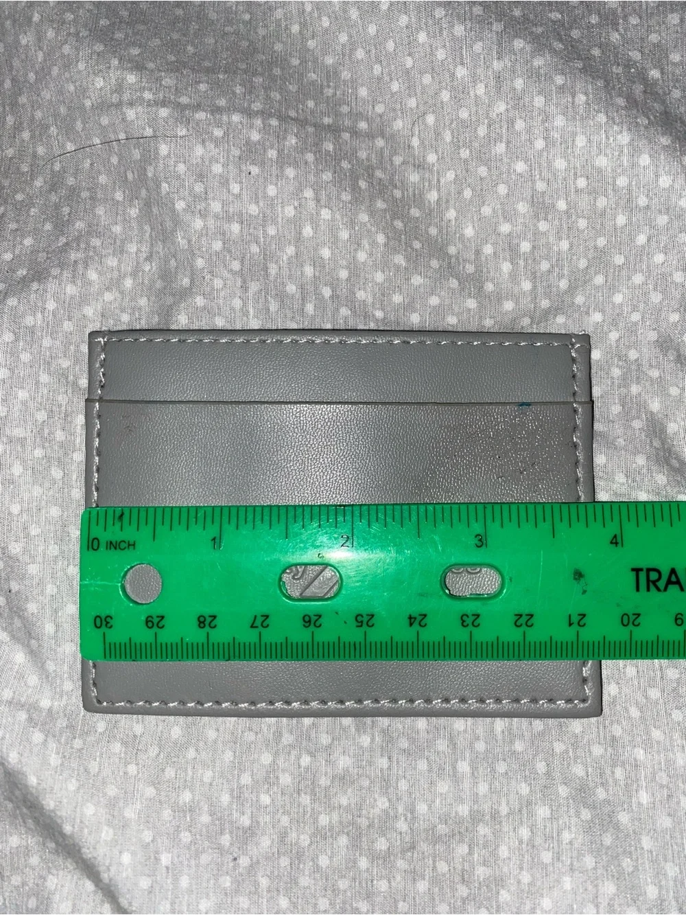 Celebritity cruises brand light grey leatherette card holder
